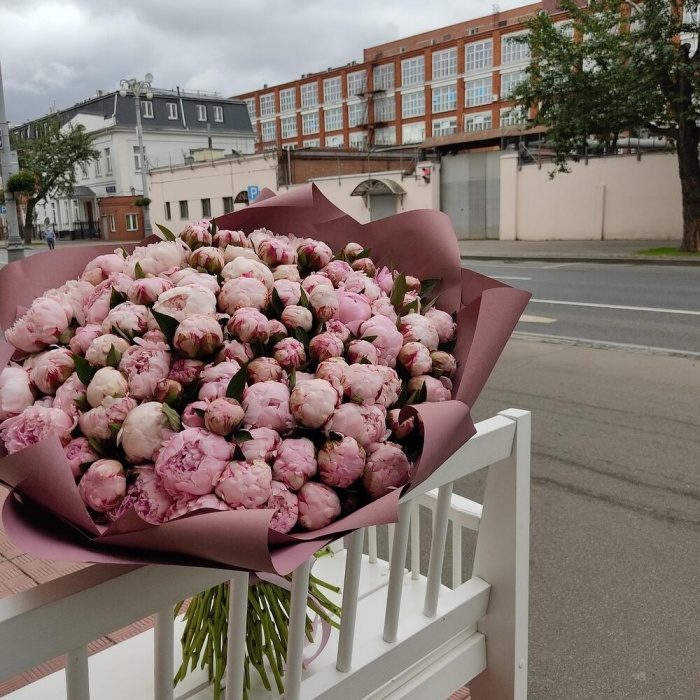 Букет «101 пион», фото 2
